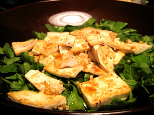 ginger tofu salad